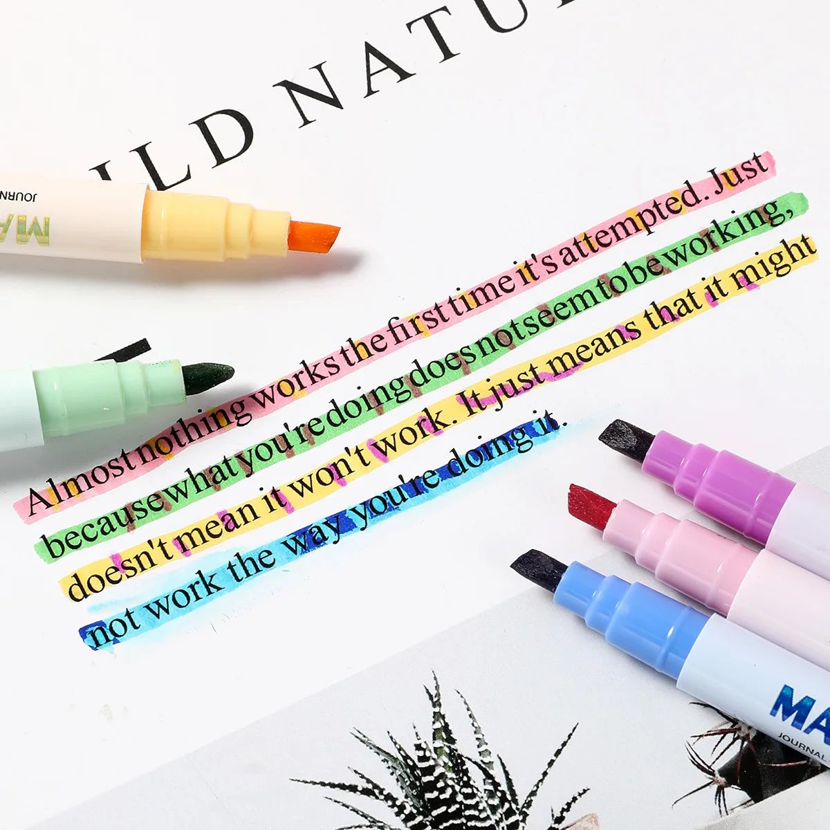 Double-ended Magic Color Chang - Pastel Highlighter Set Double Ended review and price