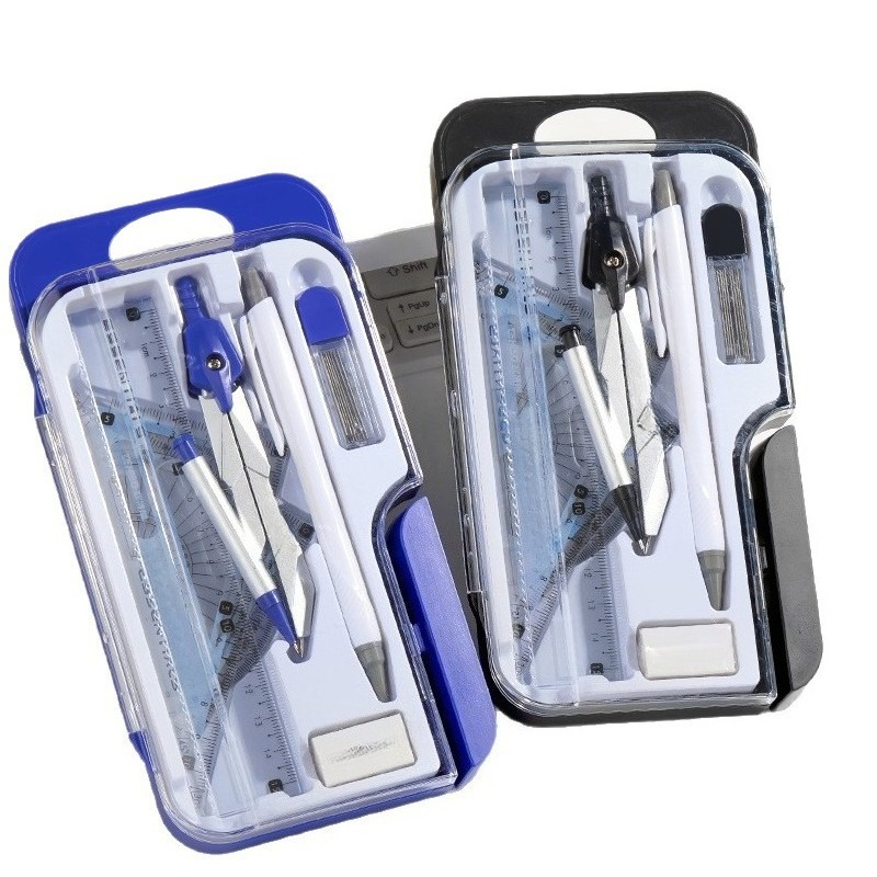 9-Piece Math Geometry Set with - Math Geometry Set With Compass review and price