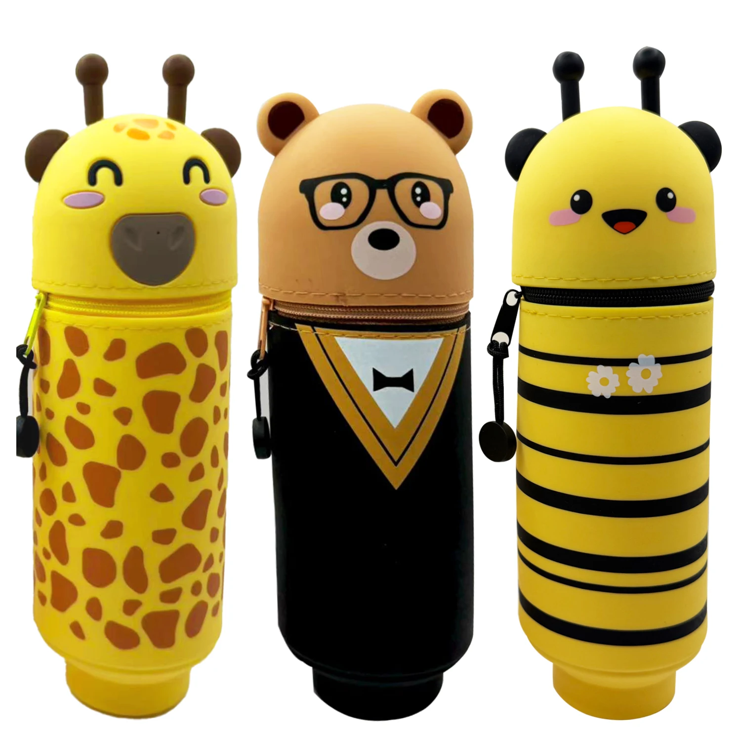 Cute Animal Pencil Case, 2-in- - School Supplies review and price