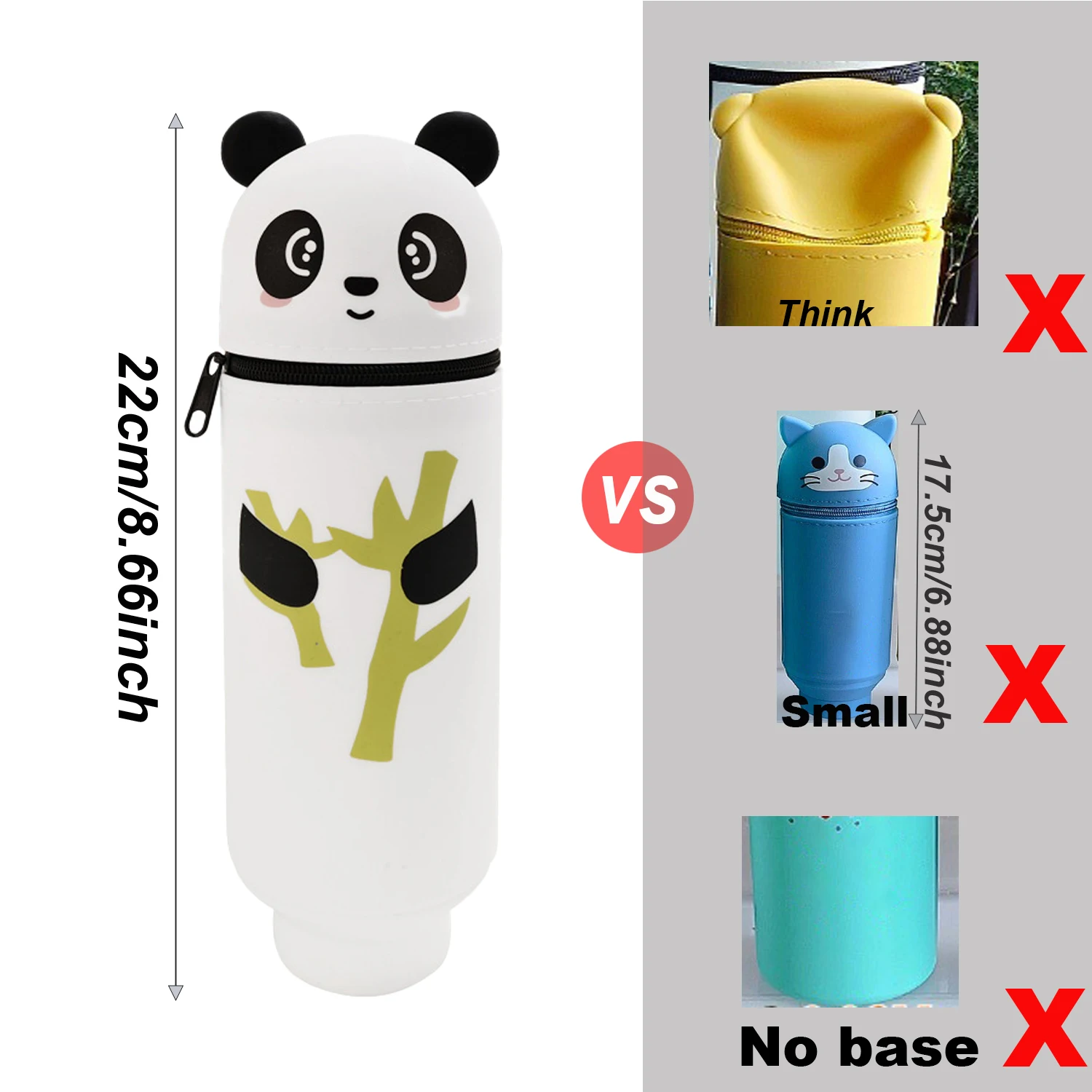 Cute Animal Pencil Case, 2-in- - School Supplies review and price